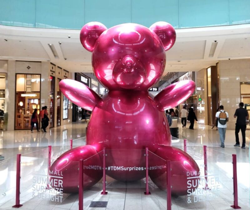 The Teddy Bear Installation — Dubai Mall